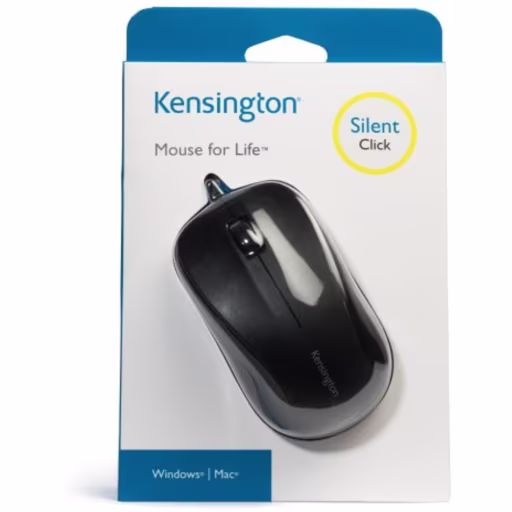 Imagen 16 de Mouse Alámbrico Kesington For Life Óptico 1000dpi 3 Botones USB Negro  