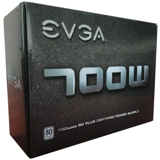 Imagen 1 de Fuente de Poder EVGA 700W, Certif. 80 Plus PFC Actv. No Módular ATX Color Negro