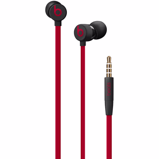 Imagen 0 de Beats urBeats 3 - Black/Red (MUFQ2LL/A)
