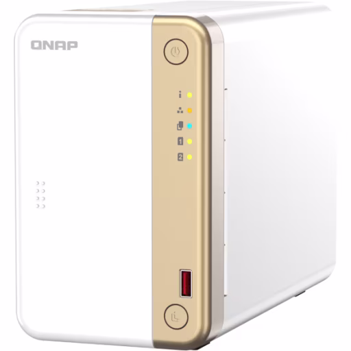 Imagen 6 de NAS QNAP TS-262, Celeron N4505 RAM hasta 4GB LAN 2*USB2.0 2*USB3.2 Torre