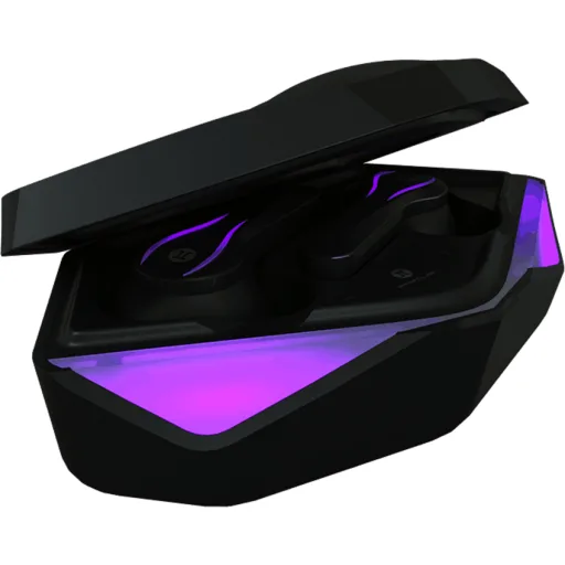 Imagen 3 de Audífonos Gamer Inalámbricos Primus PWH-200 c/Mic Caja Carga 400mAh Color negro