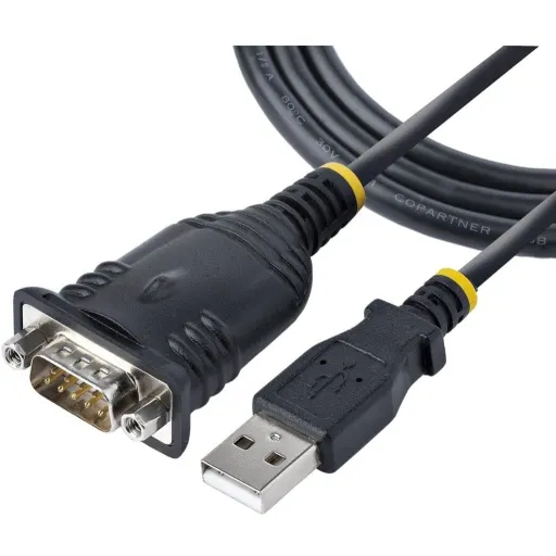 Imagen 0 de Cable Adaptador USB a Serial RS232 1mt 3ft para PLC/Impresora/Escáner - StarTech