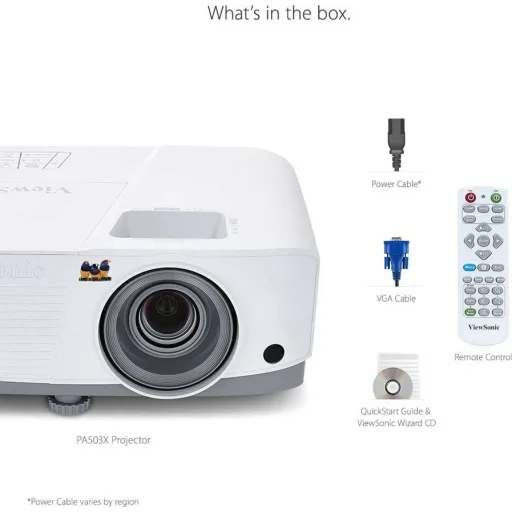Imagen 3 de Proyector Viewsonic PA503X DLP XGA 3800 LUM XGA HDMI RGB 2*VGA USB RS232