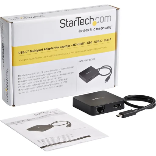Imagen 11 de Docking Station StarTech USB-C a HDMI USB-A3.0/USB-C3.0 LAN, 4K 10/100/1000MBs