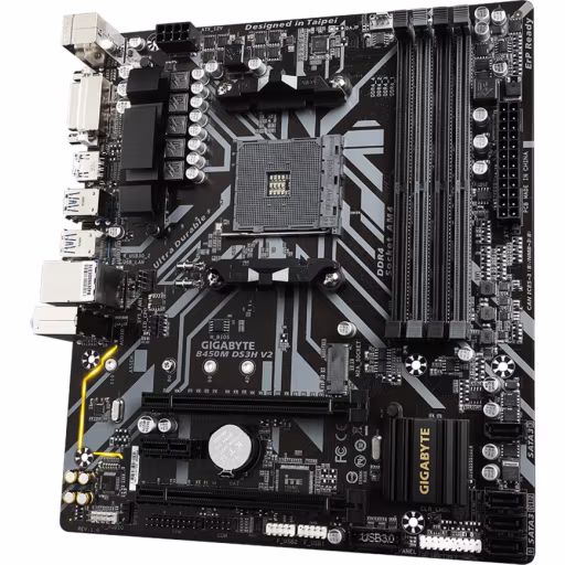 Imagen 1 de Gigabyte - B450M DS3H V2 - Motherboard - Micro ATX - Socket