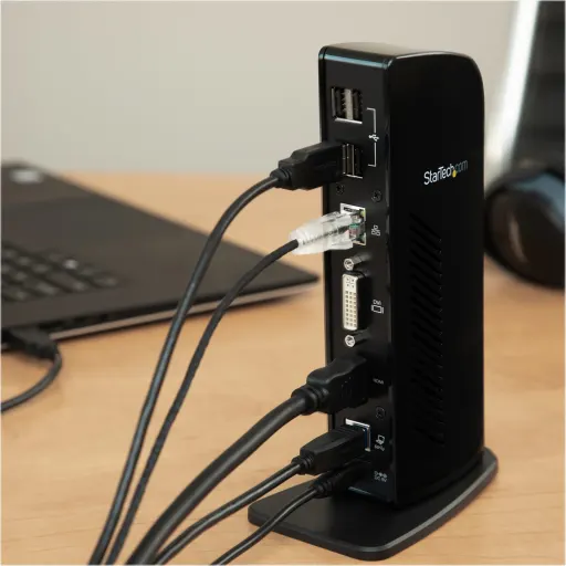 Imagen 3 de Docking Station StarTech USB 3.0 para Dos Monitores HDMI DVI 6*USB Windows Mac