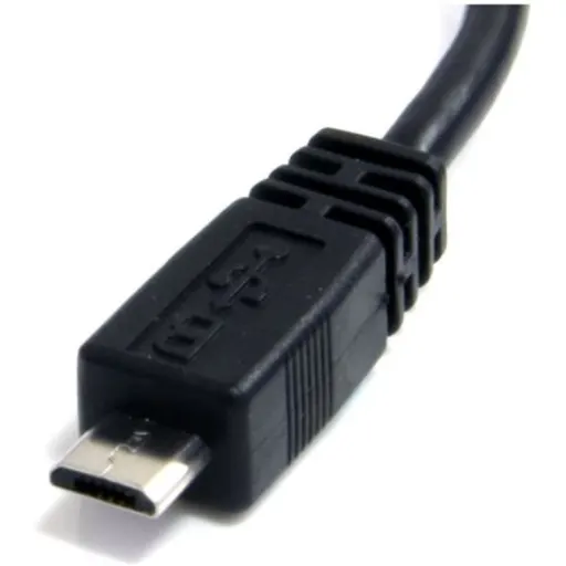 Imagen 2 de Cable Adaptador USB-A a micro USB-B v2.0 M/M 15cm Negro - StarTech