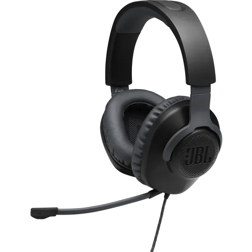 Imagen 0 de Audífonos Gamer JBL Quantum 100 Over-ear con Micrófono Jack 3.5mm color Negro