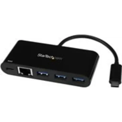 Imagen 1 de Adaptador StarTech Multipuertos USB-C de Red Ether. con Hub de 3Ptos USB 3.0