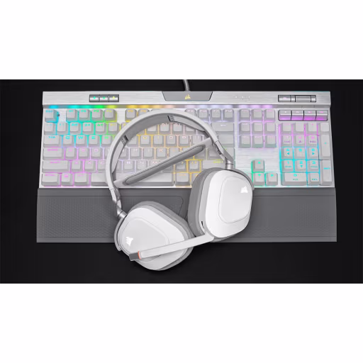 Imagen 13 de CORSAIR Gaming HS80 RGB - Auricular - tamano completo - 2,4 GHz - inalambrico - 