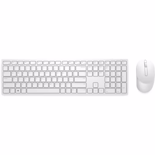 Imagen 0 de Kit Teclado Mouse Dell KM5221W Conectividad Inalámbrica USB Color Blanco Español