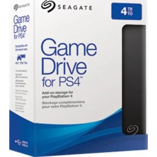 Imagen 2 de Disco Duro Externo Seagate 4TB 2.5" Game Drive para Playstation 4 USB 3.0 Negro