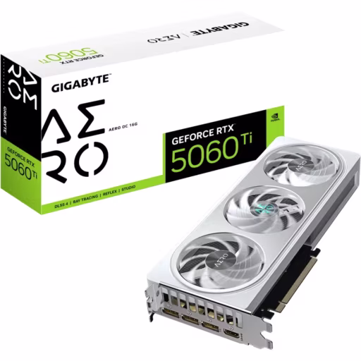 Imagen 0 de Gigabyte GeForce RTX 5060 Ti AERO OC 16G [GV-N506TAERO OC-16GD]