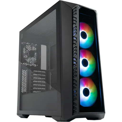 Imagen 2 de Gabinete Gamer Cooler Master MasterBox 520, RGB USB-A/C 3.2 Vidrio Templado ATX