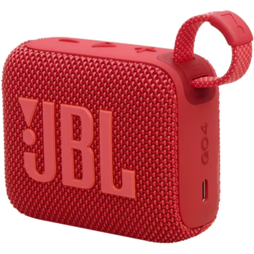 Imagen 5 de Parlante Portátil Inalámbrico JBL Go4, Bluetooth IP67 USB-C Color Rojo