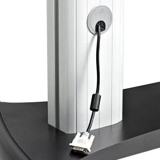 Imagen 5 de Soporte Pedestal c/Ruedas para TV Dual 37" A 60" hasta 50Kg VESA 600*400