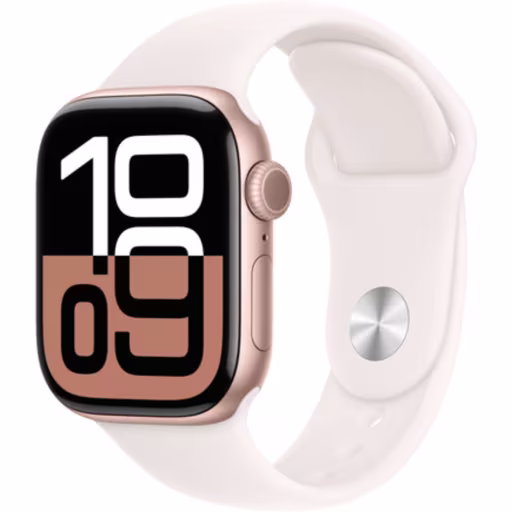 Imagen 0 de Apple Watch Series 10 42mm (GPS / Rose Gold Aluminum Case / Blush Pink Band / M-L) [MWWJ3AM/A]