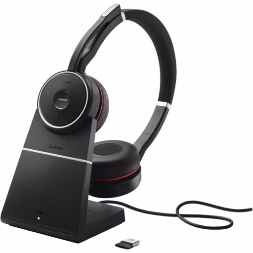 Imagen 0 de Jabra Evolve 75 SE UC Stereo - Auricular - en oreja - Bluetooth - inalámbrico - cancelación de sonido activo - USB - con base de carga - Certificado por Zoom - para LINK 380a MS