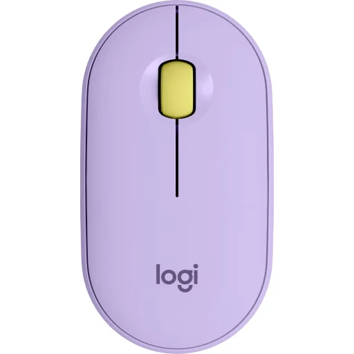 Imagen 0 de Logitech M350 Pebble Wireless Mouse-Lavender