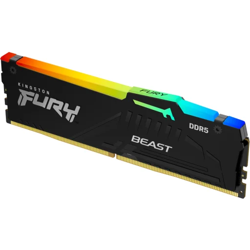 Memoria RAM 16GB DDR5 5600MHz DIMM CL40 Non-ECC 1.25v 288p - Kingston Fury B RGB