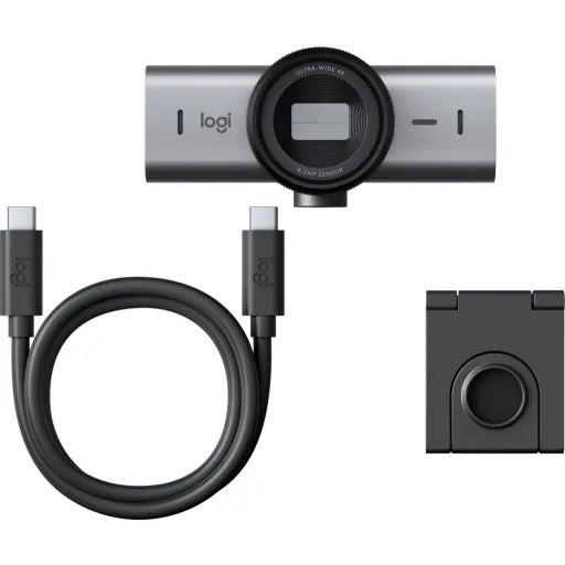 Imagen 4 de Cámara Web Logitech MX BRIO, 4K UHD Comp. Teams, Zoom Google Meet, Streamlab OSB