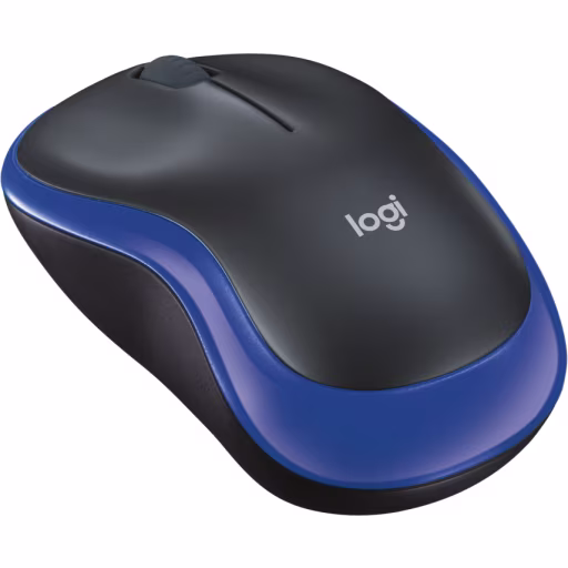 Imagen 3 de Mouse Inalámbrico Logitech M185 Óptico 1000dpi Recp. USB color Azul