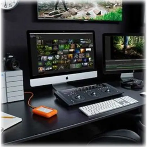 Imagen 1 de Disco Duro Externo LaCie Rugged 1TB 2.5" USB 3.1 Gen1 130MBps Naranja
