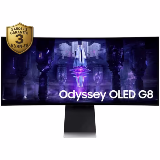 Imagen 0 de Monitor Gamer Curvo Samsung Odyssey OLED G8 34" 1440p mDP mHDMI USB WIFI BT175Hz