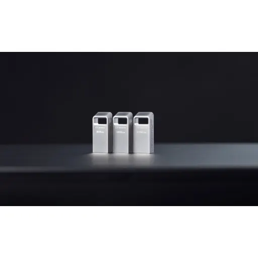 Imagen 5 de Pendrive 128GB Kingston DataTraveler Micro USB 3.2 Gen 200MB/s Metal Color Gris