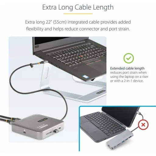 Imagen 10 de Docking Station StarTech USB-C a 2*HDMI 4K 60Hz, LAN SD/MMC USB-A 2*USB-C
