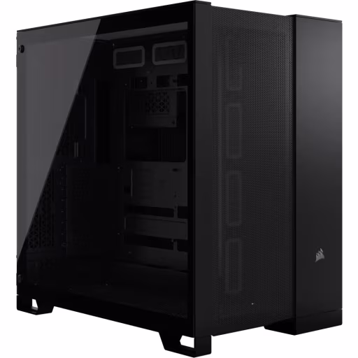 Imagen 1 de Gabinete Gamer Corsair 6500D Airflow,Torre USB3.2 4*A/1*C Vidrio Temp. ATX Black