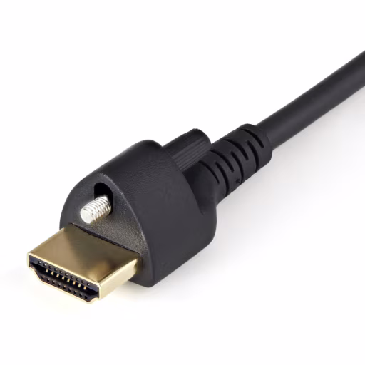 Imagen 2 de 1m/3ft HDMI Cable with Locking Screw 4K