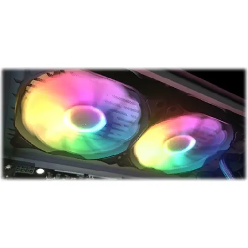 Imagen 6 de Cougar MG140 Air RGB - MT - micro ATX - panel lateral con ventana (cristal templado) - sin fuente de alimentación - blanco - USB/Audio