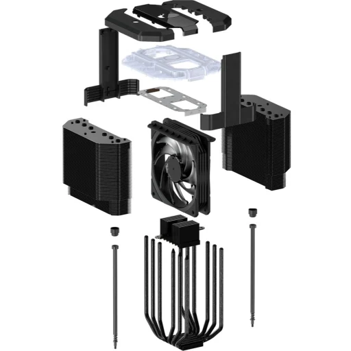 Imagen 1 de Disipador CPU Cooler Master MasterAir MA620M, Dual RGB 650/2000RPM Intel/AMD