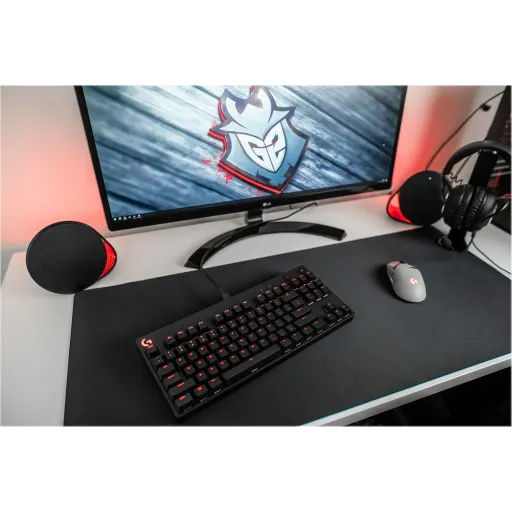 Imagen 23 de Teclado Gamer Alámbrico Logitech G Pro RGB Mecánico Switch GX Blue Color Negro