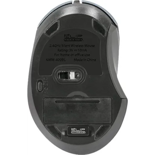 Imagen 10 de Mouse Inalámbrico KlipX KMW-400B Silencioso Óptico 1600DPI 2.4Ghz 3 Botones Azul