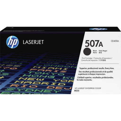 Imagen 0 de Toner HP 507A Negro para Impr LaserJet M575f MFP/M575c/M551dn/M551n, 5500 Página