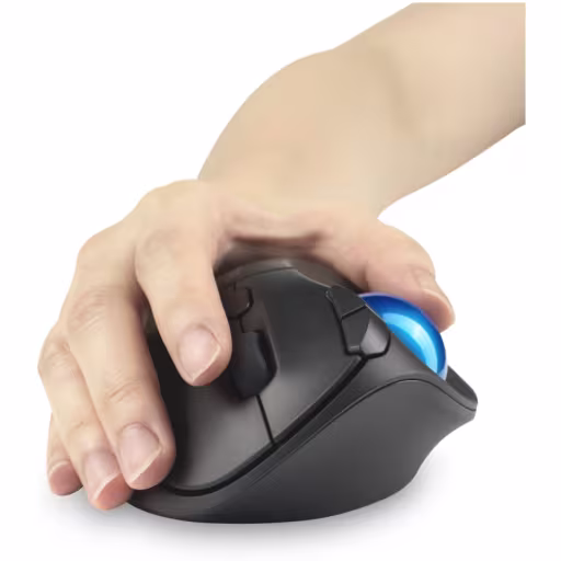 Imagen 1 de Mouse Kengsington Trackball Pro Fit Ergo TB450 Conexión Inalámbrica Color Negro