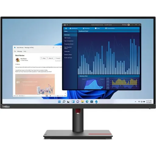 Imagen 0 de Monitor Lenovo ThinkVision T27p-30 27" 3840*2160 IPS USB 3.2 HDMI LAN 60Hz 4ms 