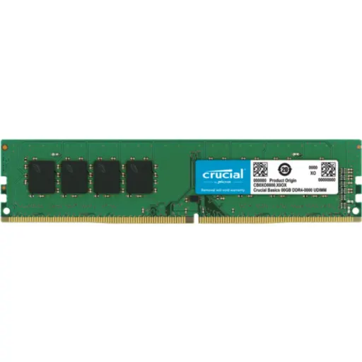 Imagen 0 de Memoria RAM 16GB DDR4 2666MHz DIMM CL19 Non-ECC 1.2V 288p - Crucial