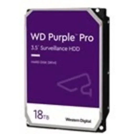 Imagen 1 de Disco Duro Western Digital Purple 18TB 3.5" 7200RPM SATA 6GBp/s 512MB p/VideoVig