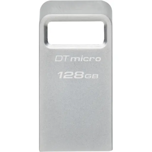 Imagen 0 de Pendrive 128GB Kingston DataTraveler Micro USB 3.2 Gen 200MB/s Metal Color Gris