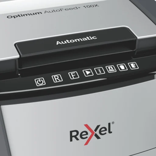 Imagen 4 de Trituradora de Papel Rexel Optimum AutoFeed hasta 100Hojas Ciclo 30 Minutos