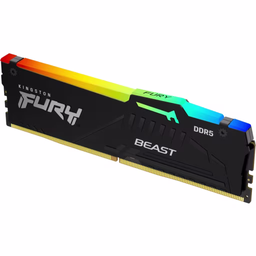 Imagen 0 de Memoria RAM 64GB DDR5 5600MHz DIMM CL36 Non-ECC 1.25v 288p KingstonFuryBeat RGB