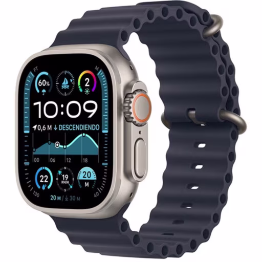 Imagen 0 de Apple Watch Ultra 2 49mm (Ocean / Natural Titanium Case / Blue Band) [MX4D3BE/A]