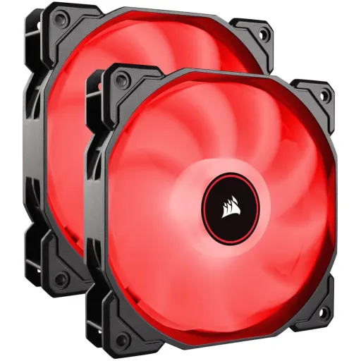 Imagen 0 de Corsair Air Series AF140 LED (2018) Red 140mm Dual Pack [CO-9050089-WW]