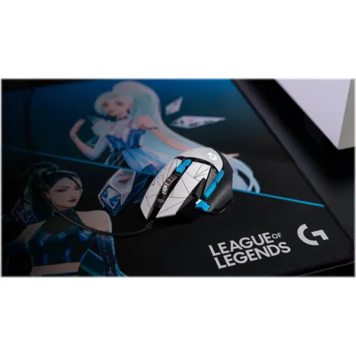 Imagen 9 de Mosue Gamer Alámbrico Logitech G502 LOL Hyjal KDA Color Blanco/Negro