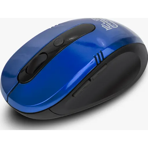 Imagen 3 de Mouse Inalámbrico KlipX KMW-330BL Óptico 1600dpi 6 botones Receptor USB Azul