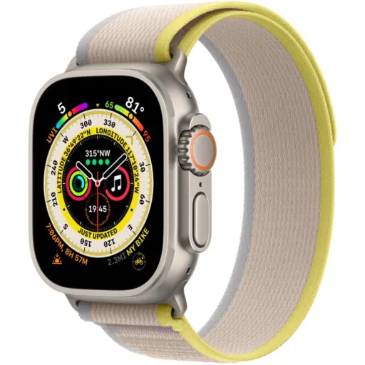 Imagen 0 de Apple Watch Ultra 49mm (Trail Loop / Yellow Beige / M-L) [MQFU3BE/A]