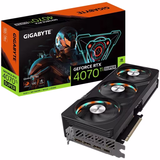 Imagen 0 de Gigabyte GeForce RTX 4070 Ti SUPER GAMING OC 16G [GV-N407TSGAMING OC-16GD]